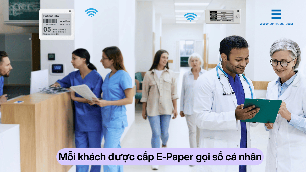 Chuyển đổi số bệnh viện bắt đầu từ điều nhỏ nhất – Gọi số bằng nhãn điện tử ESL