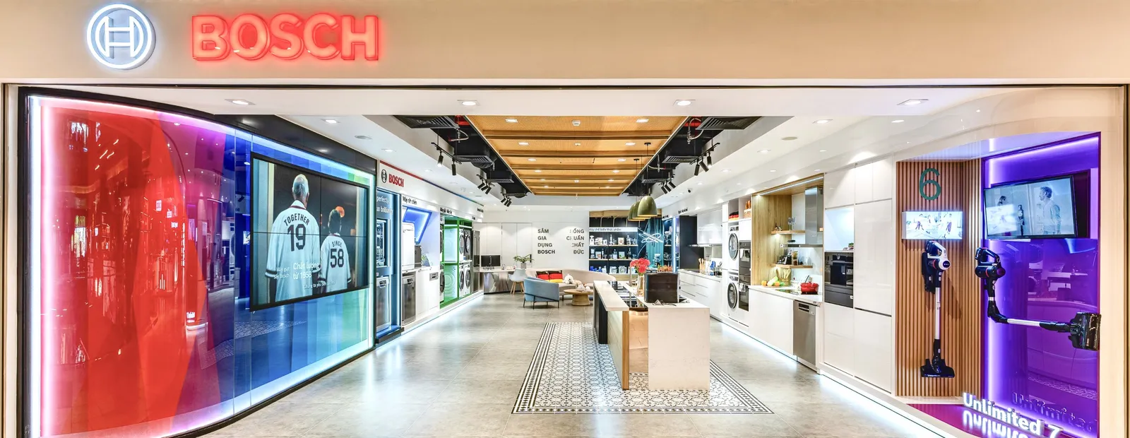 ELECTRONIC SHELF LABEL TẠI CỬA HÀNG TRẢI NGHIỆM BOSCH ROYAL CITY