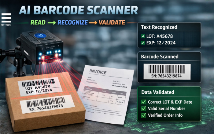 Bí mật đằng sau máy quét mã vạch AI của OPTICON_ Công nghệ nhận diện tiên tiến