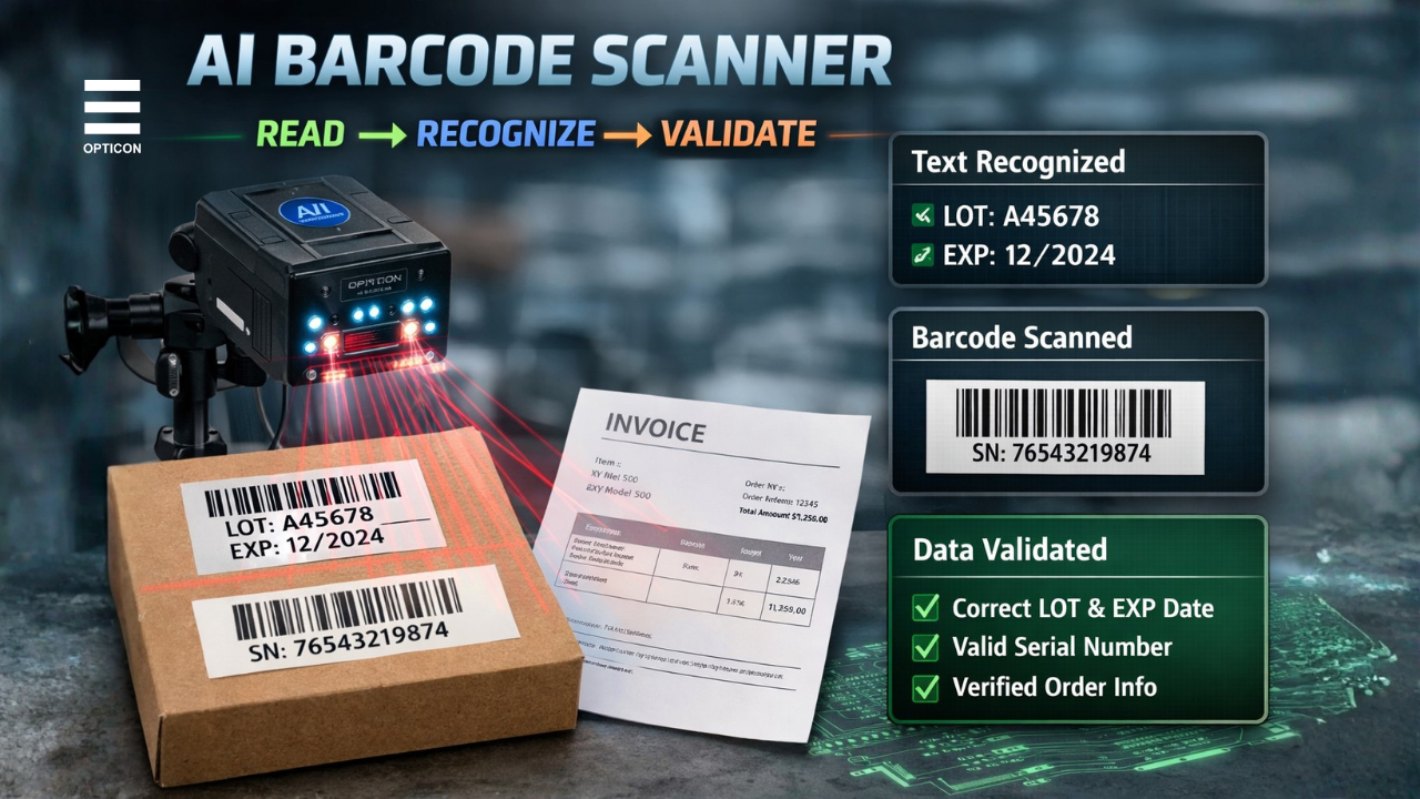 Bí mật đằng sau máy quét mã vạch AI của OPTICON_ Công nghệ nhận diện tiên tiến