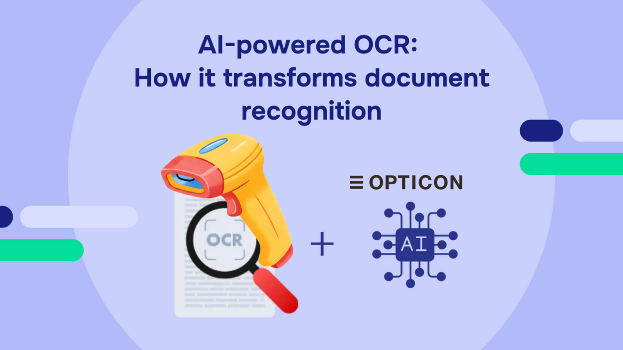 Máy quét mã vạch AI – Đọc – Nhận biết – Xác nhận Chữ In Trên Tem Nhãn Tài liệu