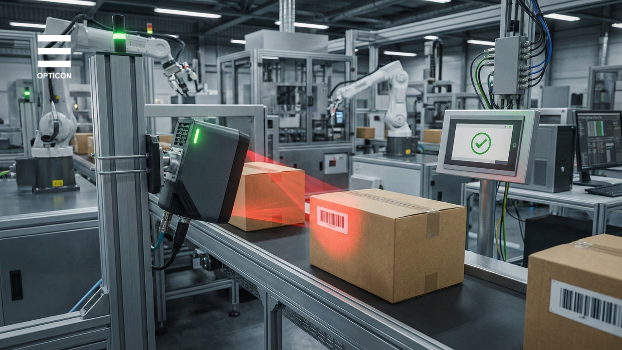 Máy quét mã vạch xác nhận đúng mã – đúng nhãn