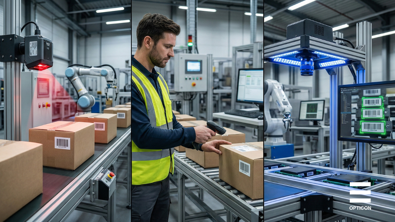 So sánh Fixmount scanner vs Handheld vs Vision camera