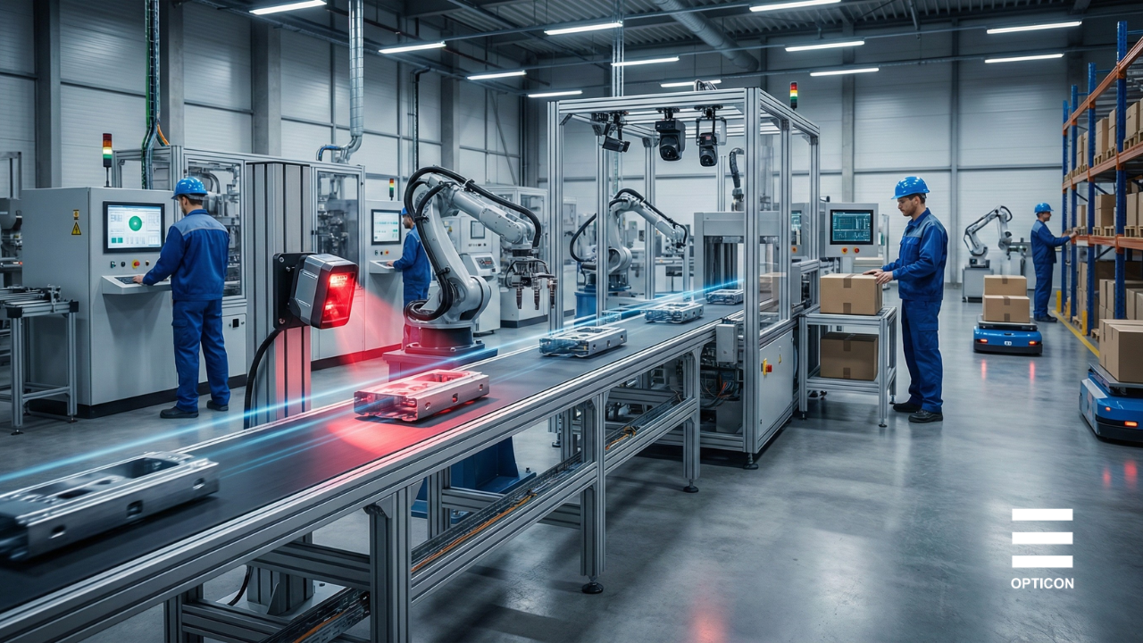 máy quét mã vạch theo dõi công đoạn