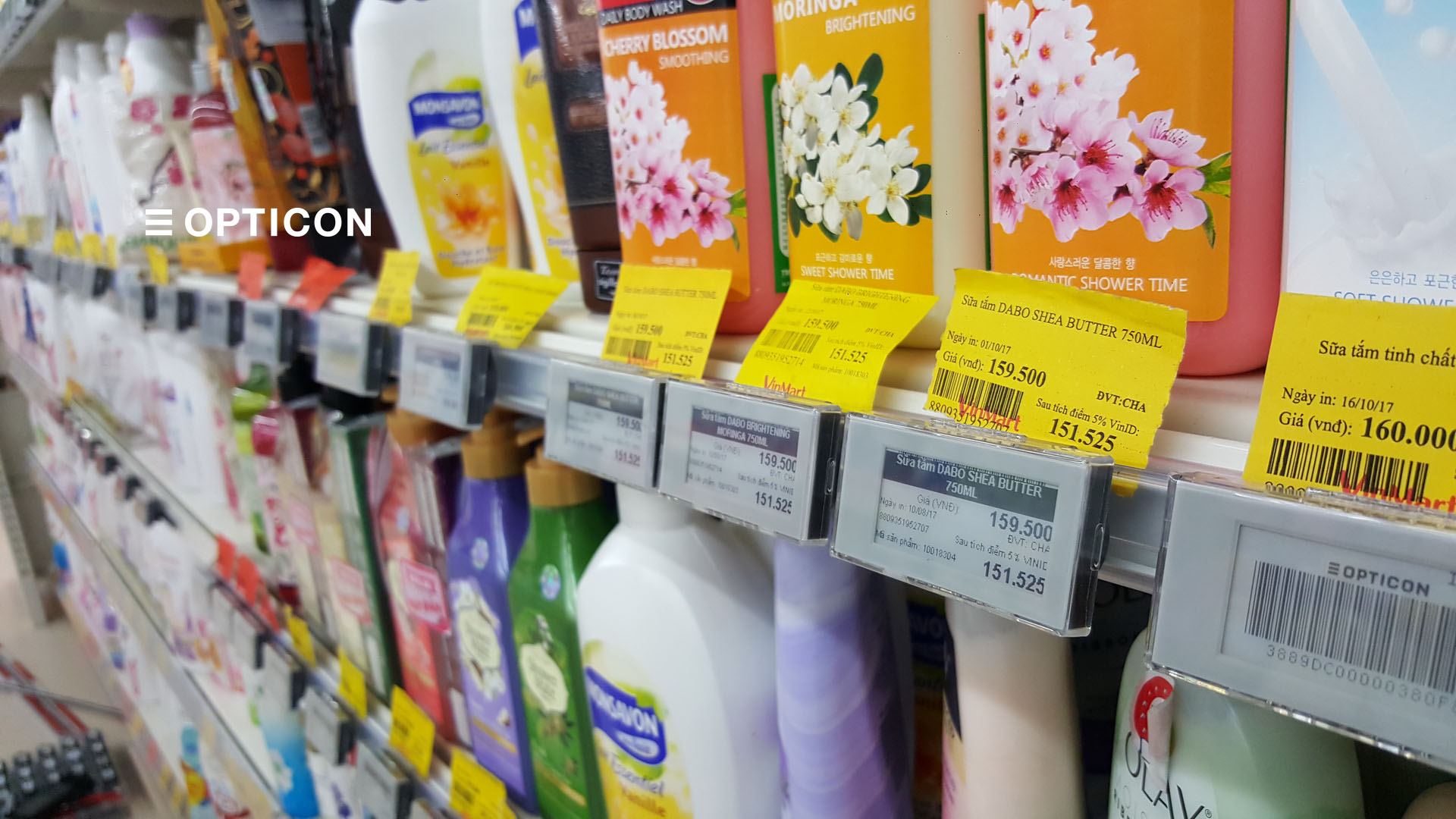 Electronic Shelf Label - Nhãn giá điện tử - Vinmart Times City