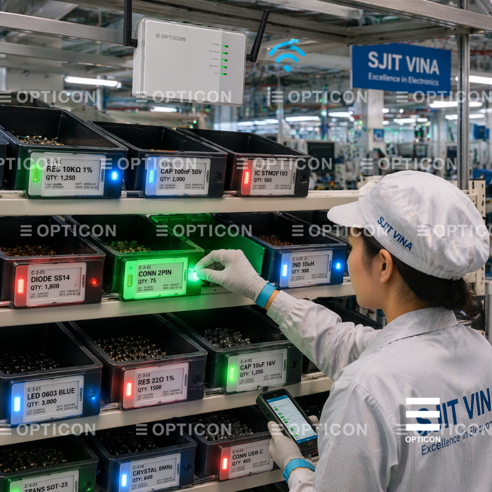 Bảng điện tử ESL Opticon - SJIT Vina