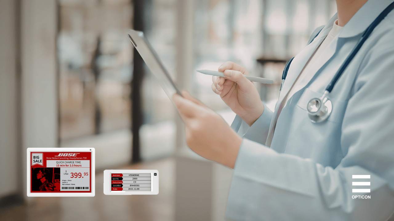 Bệnh viện thông minh không giấy tờ: Electronic Shelf Label có thể thay thế bảng giấy ở đâu?