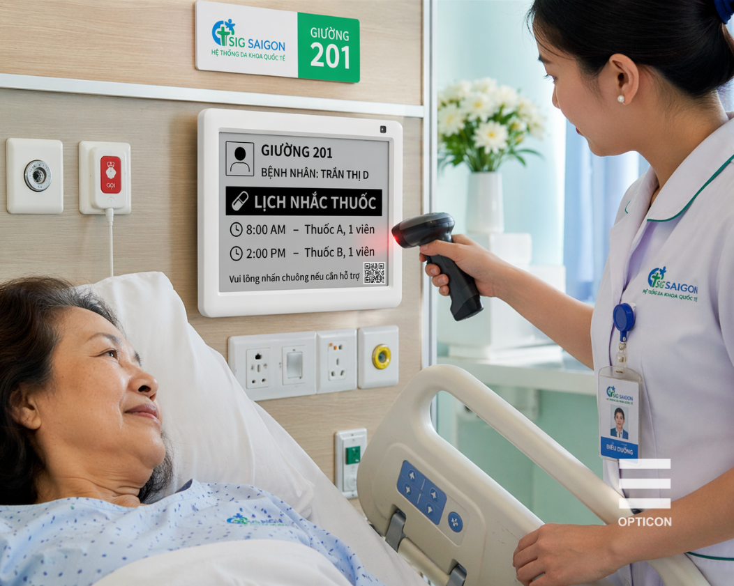E-Paper tại giường bệnh_ An toàn tối đa cho bệnh nhân