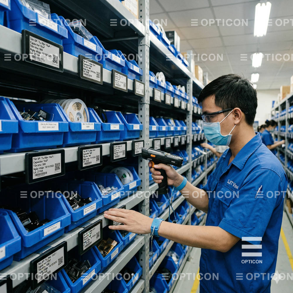 Nhãn điện tử ESL - Bảng điện tử E-Paper Opticon SJIT Vina