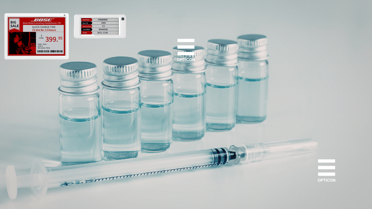 Quản lý kho lạnh bảo quản Vắc-xin và sinh phẩm y tế an toàn với Nhãn điện tử E-paper