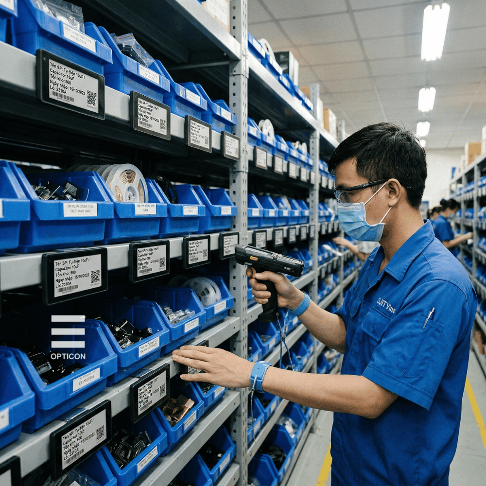 SJIT Vina Đột Phá Năng Suất Với Giải Pháp Nhãn Điện Tử Opticon ESL