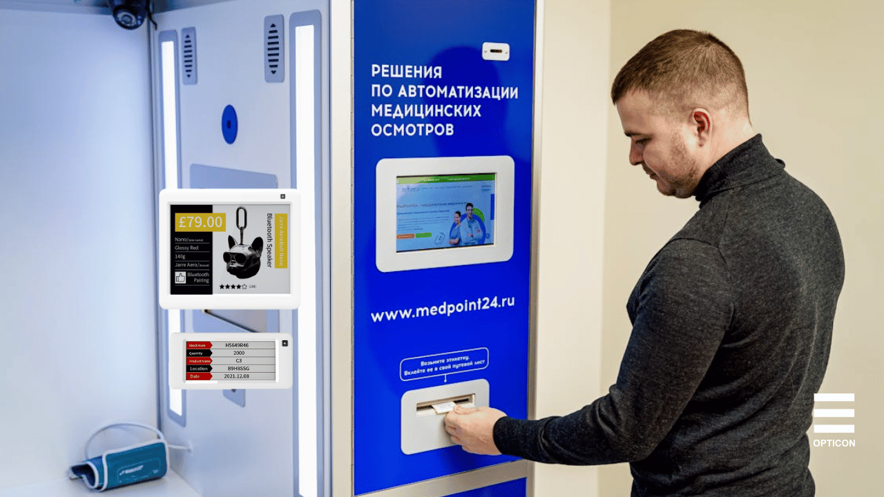 Tích hợp màn hình E-paper cho máy lấy thuốc tự động_bán tự động_ Xu hướng Dược lâm sàng 4.0