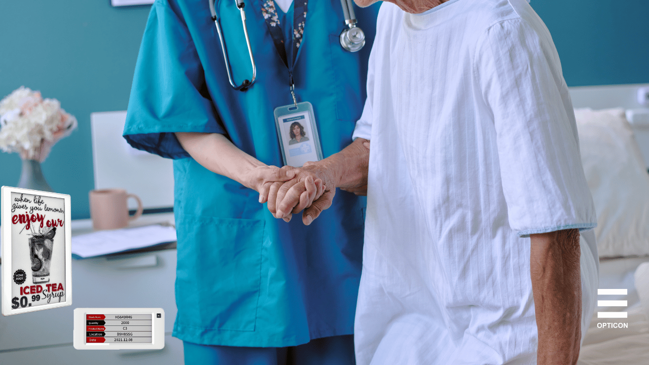 Từ nhãn giấy đến Digital Shelf Label Bước tiến mới trong công tác chăm sóc bệnh nhân nội trú