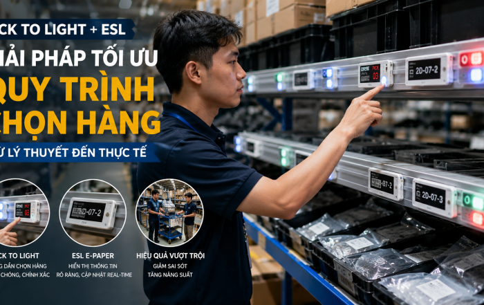Bài học triển khai hệ thống Pick-to-Light kết hợp nhãn điện tử ESL Từ lý thuyết đến thực tế