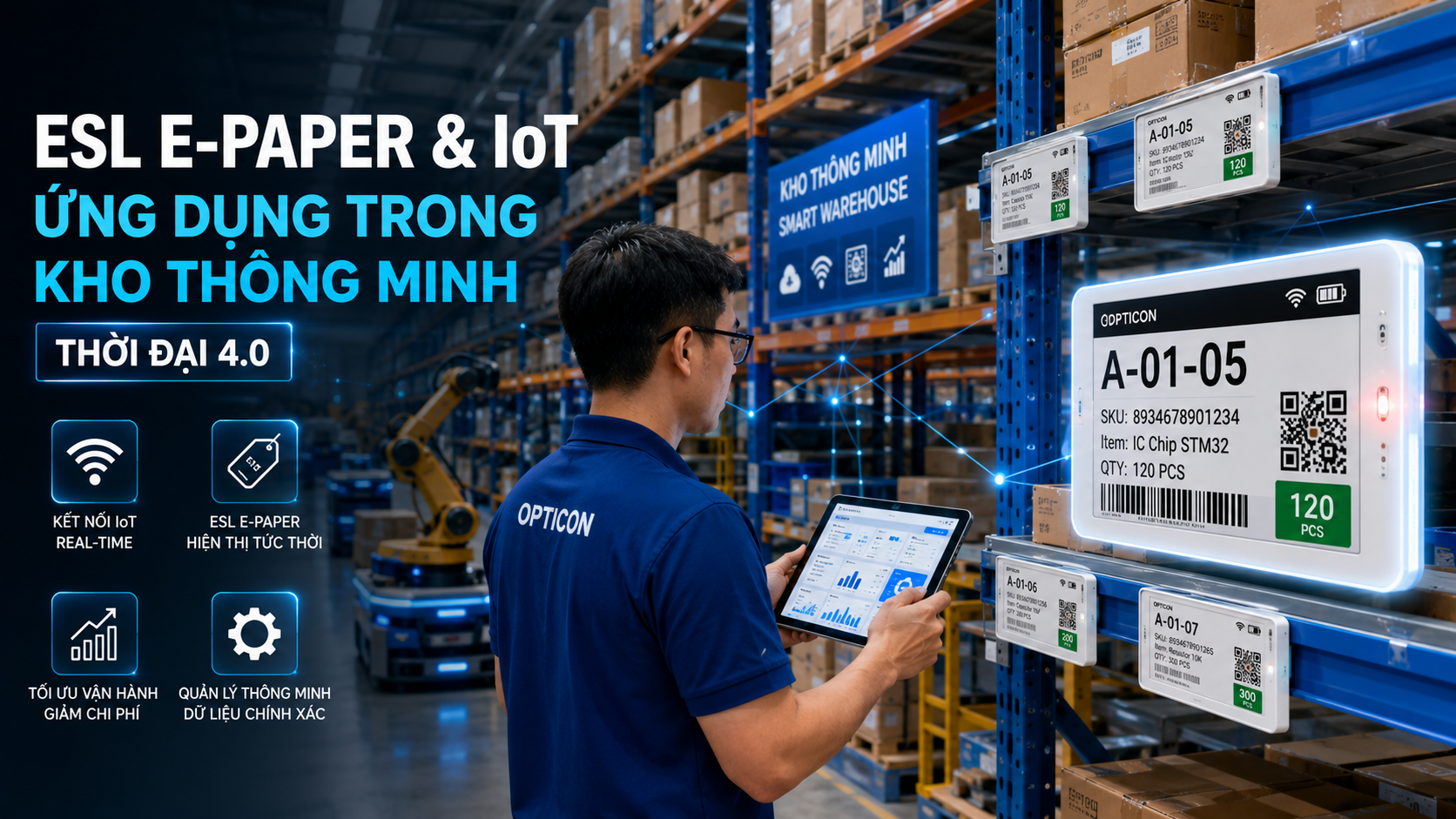 ESL E-Paper và IoT