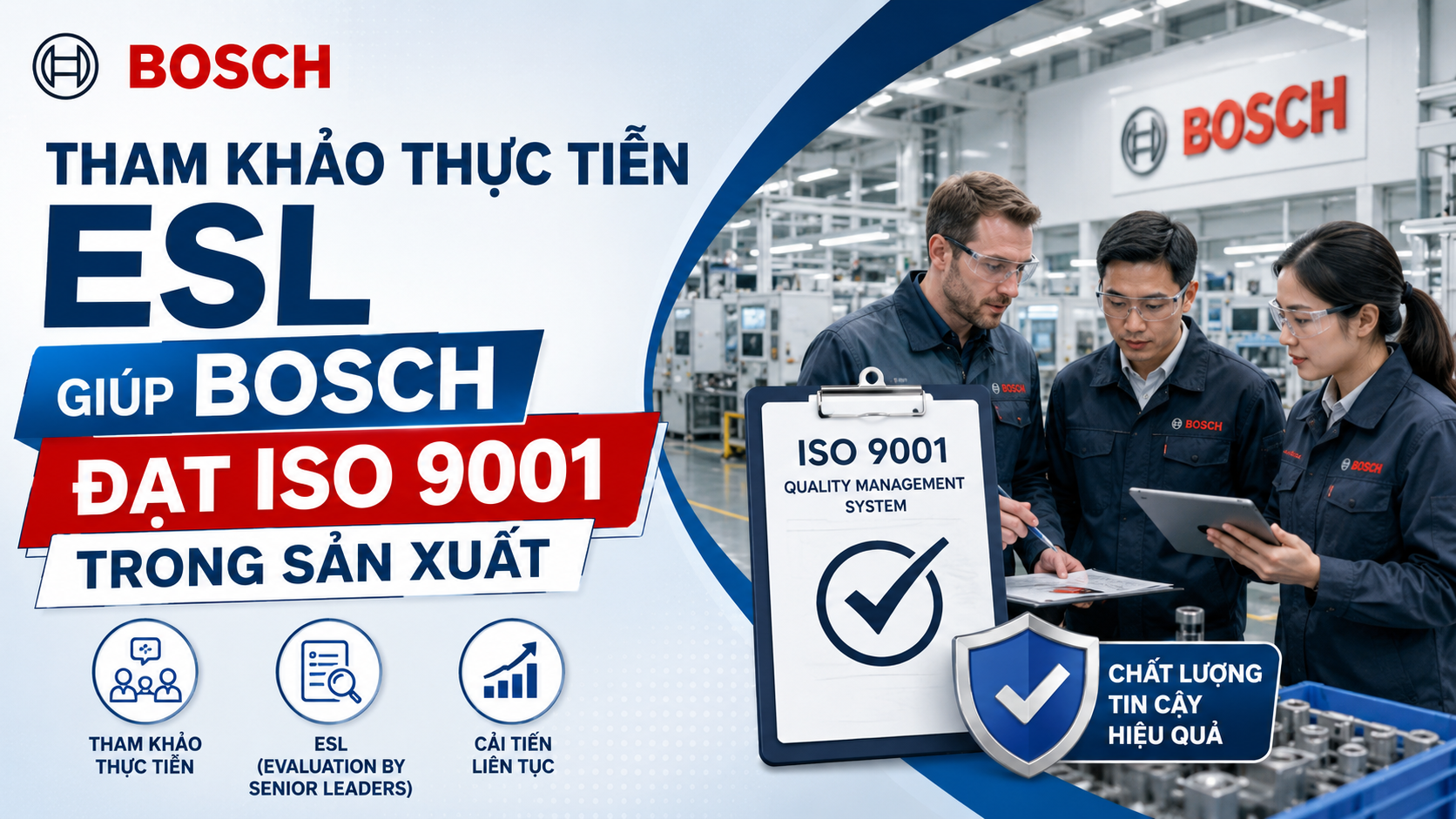 Bosch đạt ISO 9001