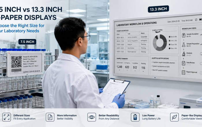 Chọn kích thước màn hình E-Paper phù hợp cho phòng thi Nên dùng 7.5inch hay 13.3inch