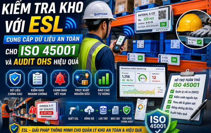 kiểm tra kho với esl - iso 45001