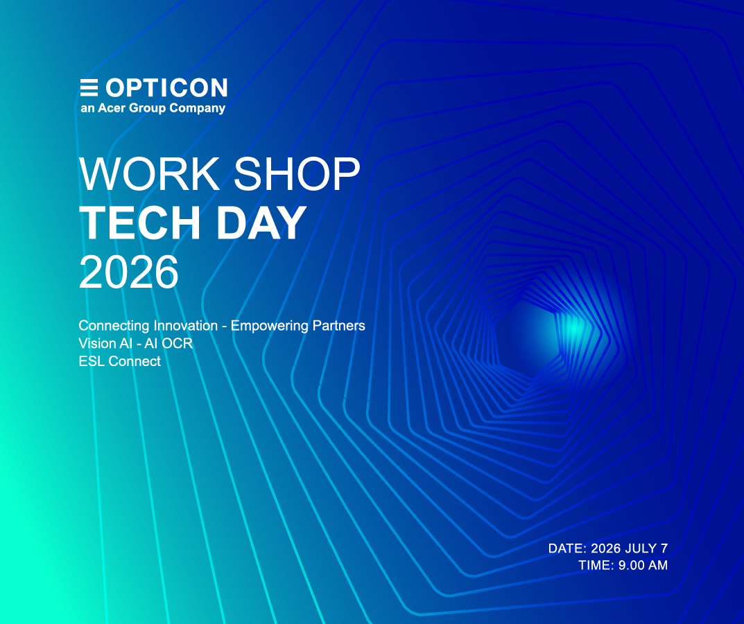 Liên minh công nghệ AIDC tại Việt Nam: Opticon cùng GoDEX, SATO, Posiflex, Portwell, AOPEN và Acer mở ra kỷ nguyên mới với Vision AI, AI OCR và ESLConnect